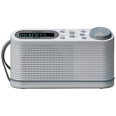 ROBERTS Play 10 DAB/DAB+/FM Portable Digital Radio White ROBERTS Play 10 DAB/DAB+/FM Portable Digital Radio White